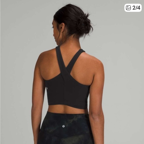 🖤✨ Lululemon Nulu™ Wrap Front Long Line Bra – Black 🧘‍♀️ - Picture 6 of 6